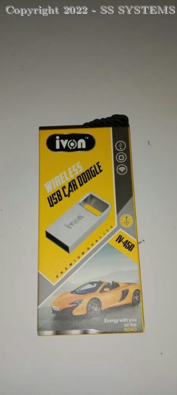 IVON WIRELESS USB CAR DONGLE 60H IV-450